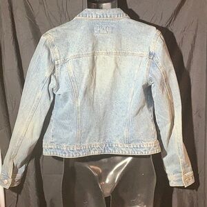 OLD NAVY BLUE JEAN JACKET WOMANS LARGE